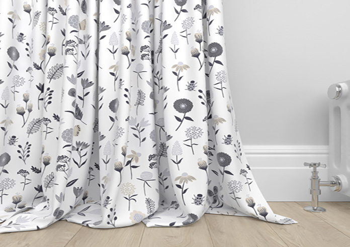 Floral Whimsy, Night Time - Made to Measure Curtains - Image 6